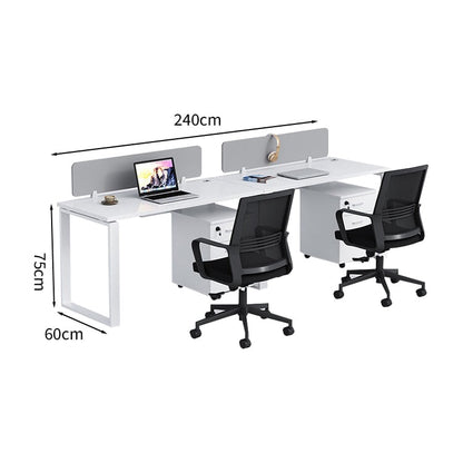 Free address desk, storage, meeting table, with wiring box, work table, office desk, conference room, workbench, desk and chair set, customizable BGZ-M-021 