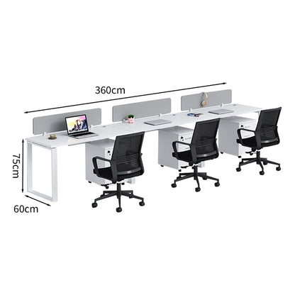 Free address desk, storage, meeting table, with wiring box, work table, office desk, conference room, workbench, desk and chair set, customizable BGZ-M-021 