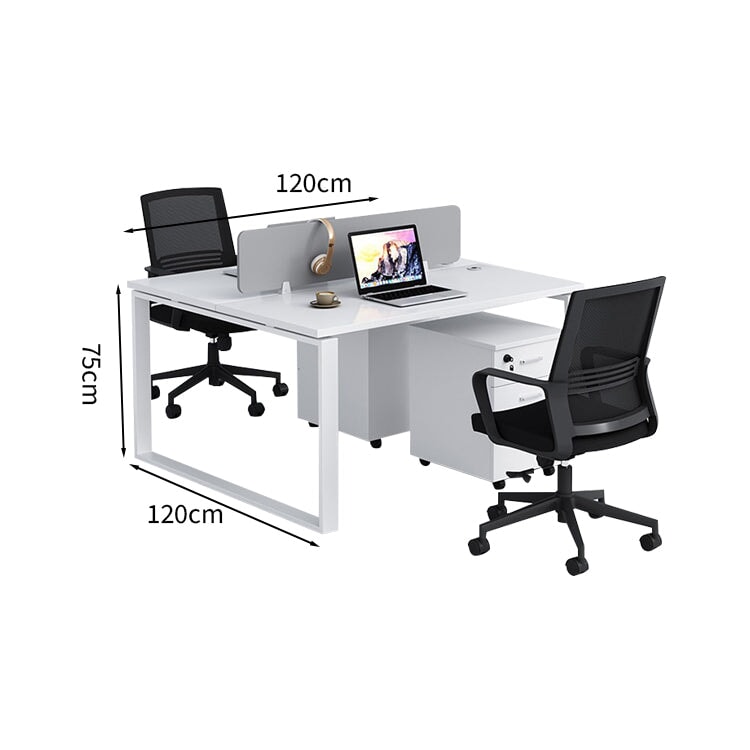 Free address desk, storage, meeting table, with wiring box, work table, office desk, conference room, workbench, desk and chair set, customizable BGZ-M-021 