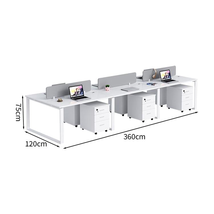Free address desk, storage, meeting table, with wiring box, work table, office desk, conference room, workbench, desk and chair set, customizable OD-A36 