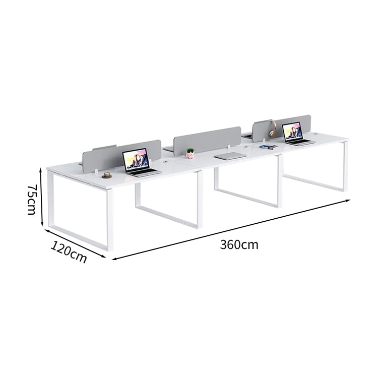 Free address desk, storage, meeting table, with wiring box, work table, office desk, conference room, workbench, desk and chair set, customizable OD-A36 