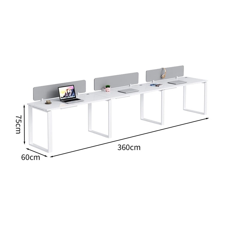 Free address desk, storage, meeting table, with wiring box, work table, office desk, conference room, workbench, desk and chair set, customizable BGZ-M-021 