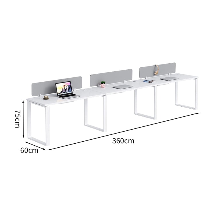 Free address desk, storage, meeting table, with wiring box, work table, office desk, conference room, workbench, desk and chair set, customizable OD-A36 