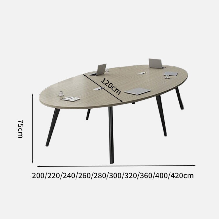 Conference Table Meeting Table Oval Conference Table Table Office Table Customizable MT-A13 