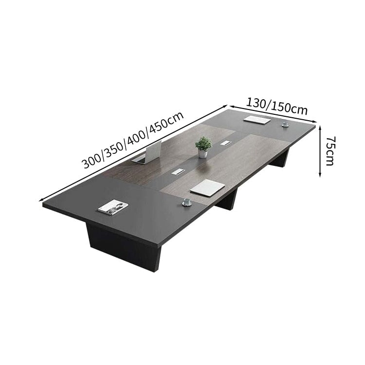 会議用テーブル　会議用デスク　ミーティングテーブル大型　台形脚　エコ板材　耐久性　オフィスデスク　メタルグレー　カスタマイズ可能　MT-A30