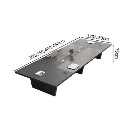 会議用テーブル　会議用デスク　ミーティングテーブル大型　台形脚　エコ板材　耐久性　オフィスデスク　メタルグレー　カスタマイズ可能　MT-A30
