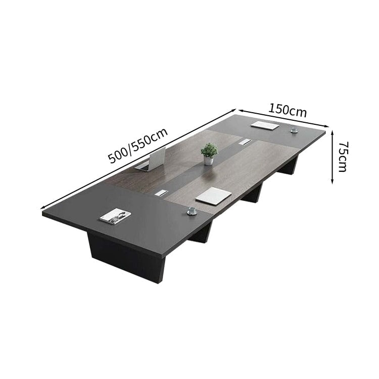 会議用テーブル　会議用デスク　ミーティングテーブル大型　台形脚　エコ板材　耐久性　オフィスデスク　メタルグレー　カスタマイズ可能　MT-A30