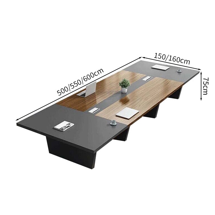 会議用テーブル　会議用デスク　ミーティングテーブル大型　台形脚　エコ板材　耐久性　オフィスデスク　メタルグレー　カスタマイズ可能　MT-A30