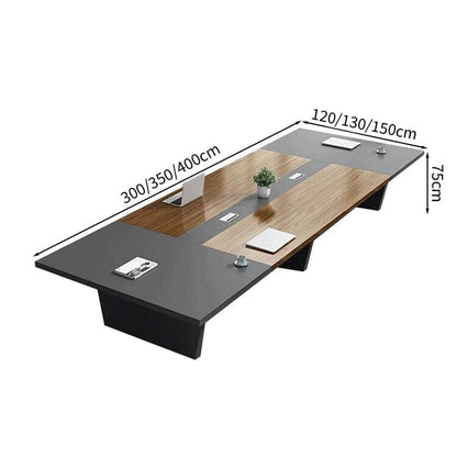 会議用テーブル　会議用デスク　ミーティングテーブル大型　台形脚　エコ板材　耐久性　オフィスデスク　メタルグレー　カスタマイズ可能　MT-A30