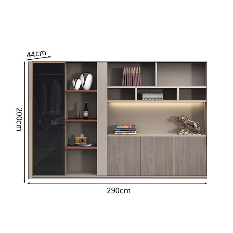 President's Desk, Luxurious, Executive Desk, President Desk, Stylish, Side Cabinet, Tabletop Outlet, Melamine Veneer, Brown, Customizable, ED-A19