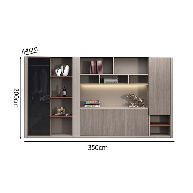 President's Desk, Luxurious, Executive Desk, President Desk, Stylish, Side Cabinet, Tabletop Outlet, Melamine Veneer, Brown, Customizable, ED-A19