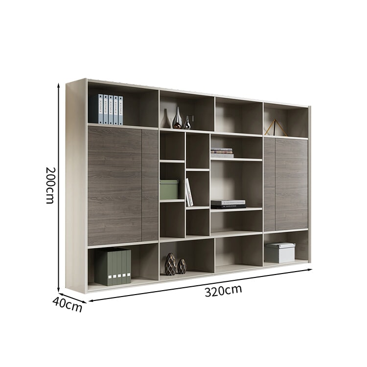 Office Desk, Luxurious, Executive Desk, President Desk, Side Cabinet, Melamine Veneer, PVC Edge Band, Wiring Box, PC Vent, Brown, ED-A18
