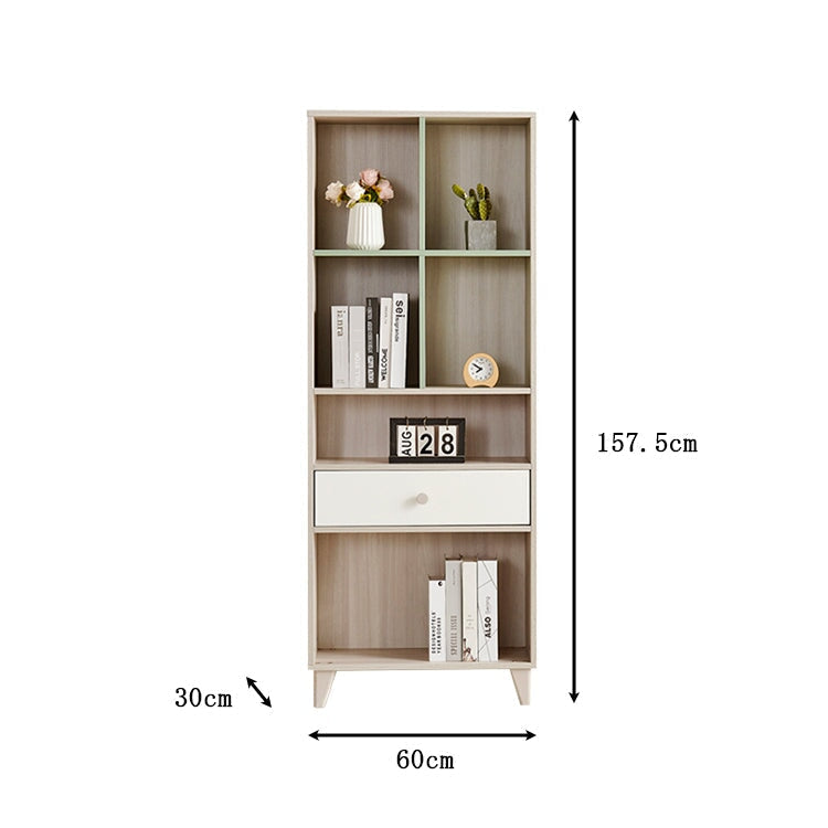 Work desk, study desk, computer desk, desk, simple, with drawer, bookshelf, computer, edge processing, melamine veneer, stain resistant, storage, ergonomic, CD-A20