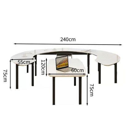 Steel frame, piano finish, mirror finish, conference table, meeting table, stylish conference desk, conference room, meeting, workbench MT-A26